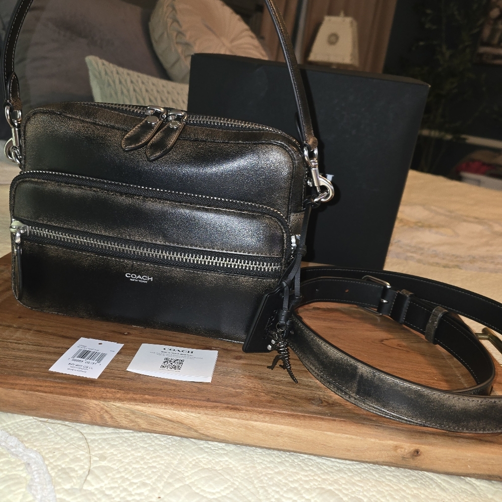 NWT Coach DAKOTA Crossbody in Loved Leather - Picture 6 of 8